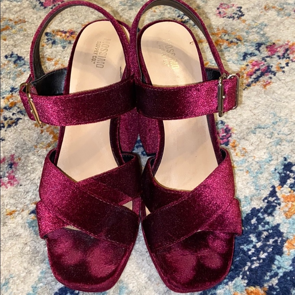 Suede heels